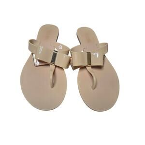 Michael Kors Kayden Bow Thong Sandals Women's Size 9